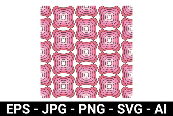 Abstract Tile Pink Shades Seamless