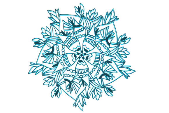 Colored Mandala SVG for Creative Projects