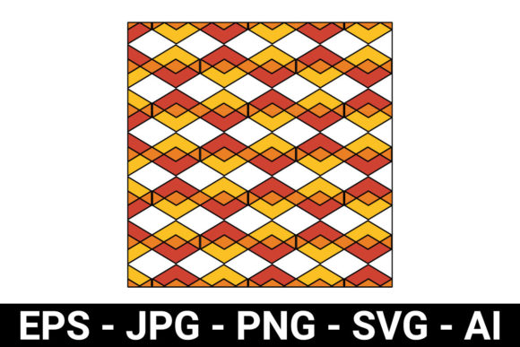 Colorful Zigzag Tile for Background