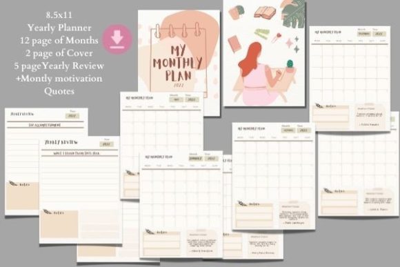 Digital Monthly Reflections 2022: A Comprehensive Guide to Personal Growth and Organization