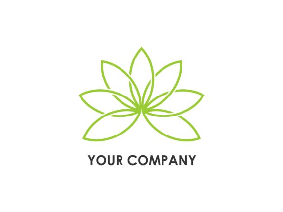 Lotus Flower Simple Logo Design: A Modern Emblem for Organic Branding