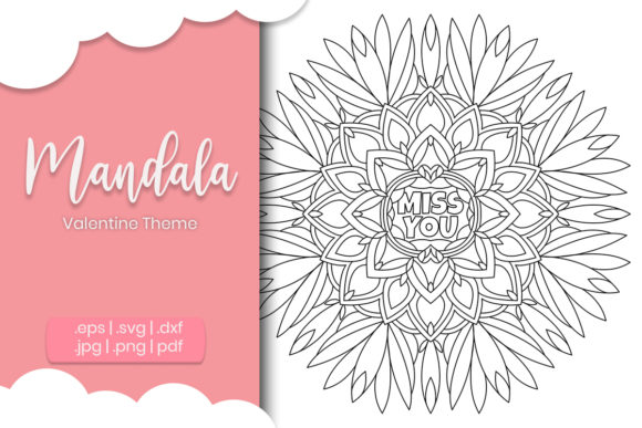 Miss You Valentine Mandala Coloring Page: A Strategic Asset for Creative Workflows