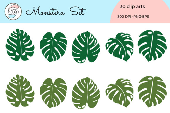 The Organic Aesthetic Revolution: Integrating Monstera Leaf Clip Art into Modern Creative Workflows