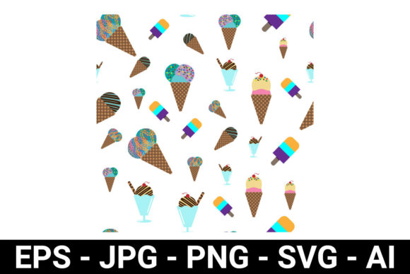 The Sweet Science of Design: Leveraging Ice Cream Seamless Patterns in Modern Branding