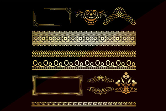 Vintage Ornaments Decorations Design for Luxury Branding